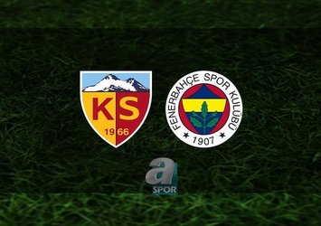 F.Bahçe Kayserispor'a konuk oluyor!