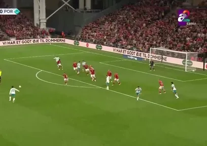 GOL | Danimarka 0-1 Portekiz