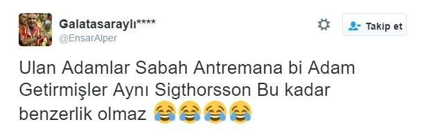 Sigthorsson idmana çıktı, sosyal medya yıkıldı