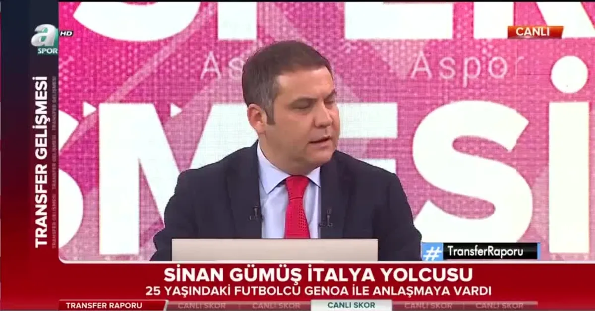 Sinan Gümüş İtalya yolcusu