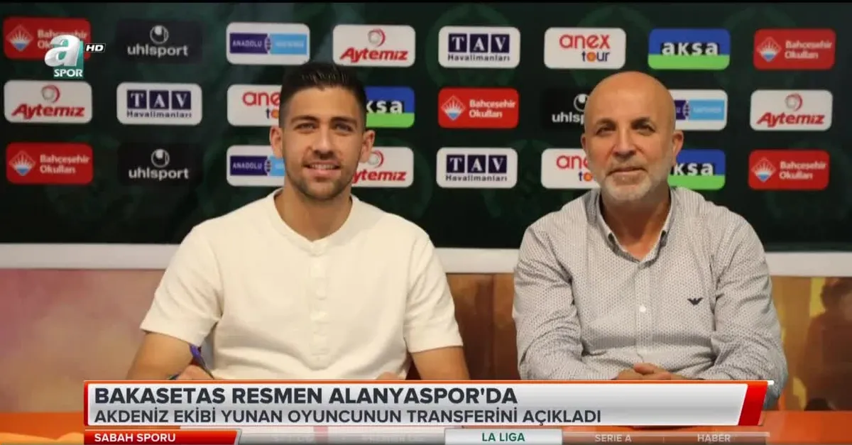Bakasetas resmen Alanyaspor'da