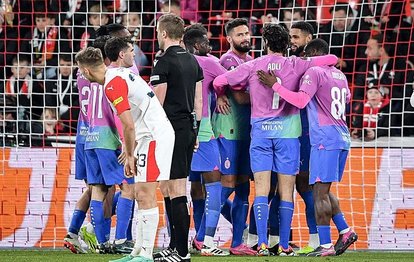 Slavia Prag 1-3 Milan MAÇ SONUCU-ÖZET Milan çeyrek finale rahat çıktı!