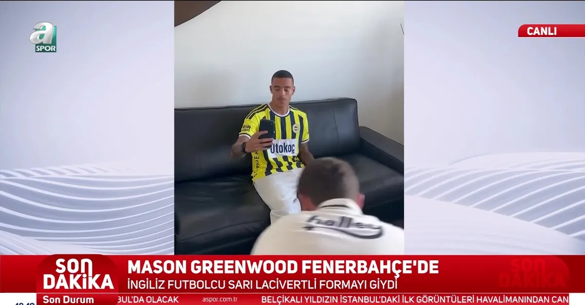 Mason Greenwood, Fenerbahçe formasını giydi!