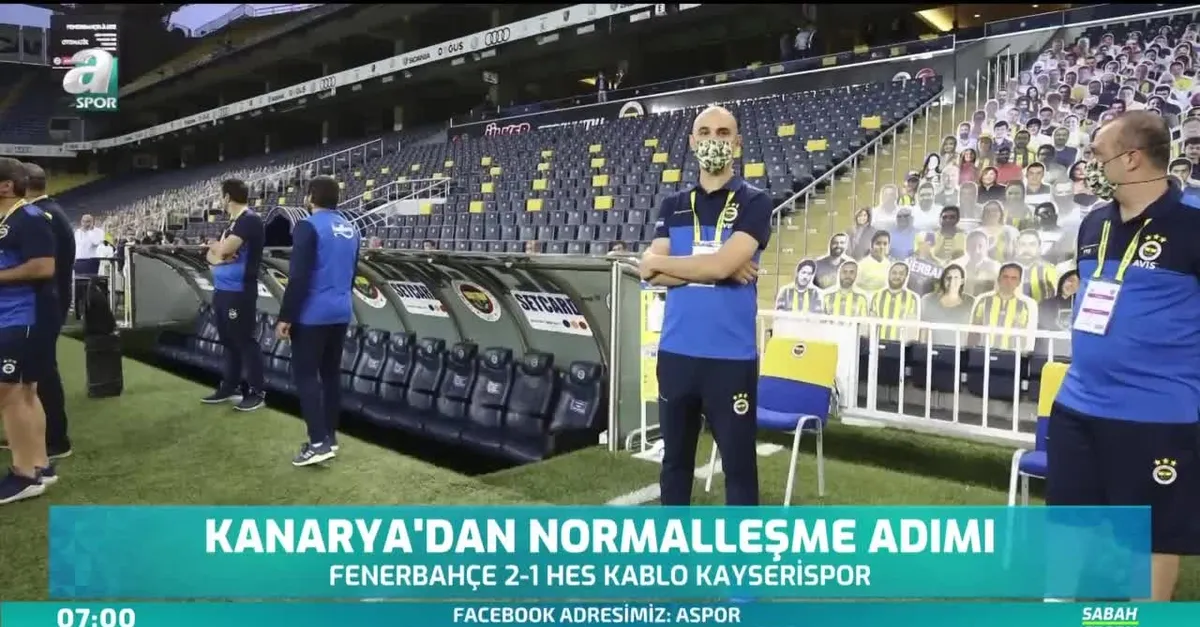 Fenerbahçe'den normalleşme adımı