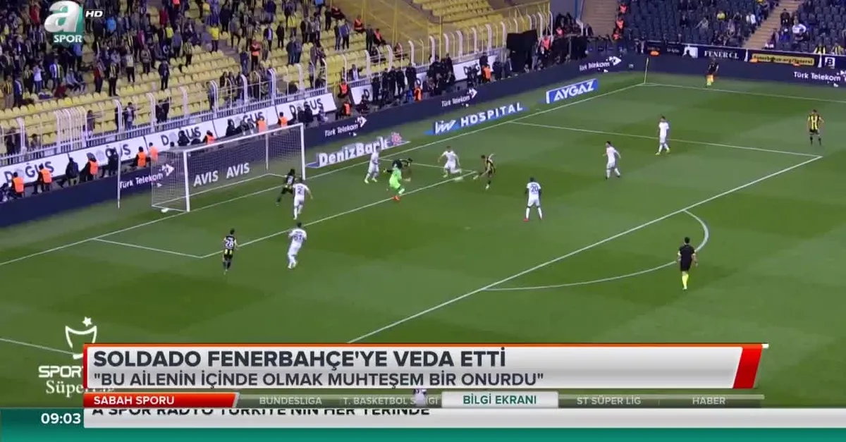 Soldado Fenerbahçe'ye veda etti