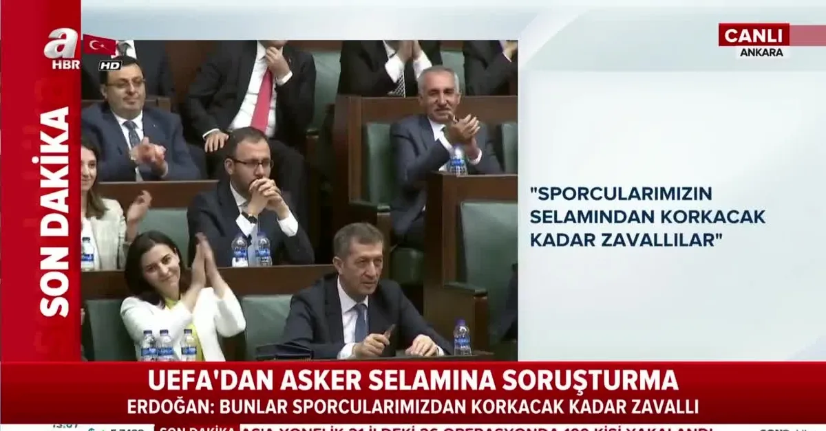 Başkan Erdoğan: Bunlar sporcularımızın selamından korkacak kadar zavallılar