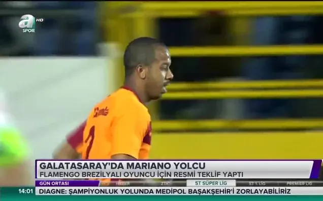 Galatasaray'da Mariano yolcu