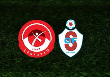 Çankaya FK - Ofspor maçı saat kaçta ve hangi kanalda?