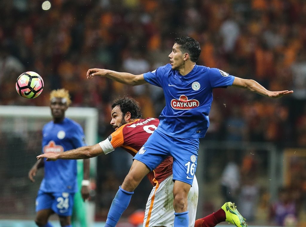 Galatasaray-Rizespor maçından kareler