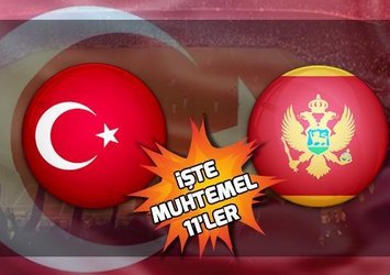Türkiye Karadağ maçı ile ilgili tüm detaylar...