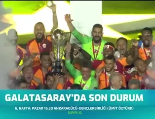 Galatasaray'da hedef 3 puan