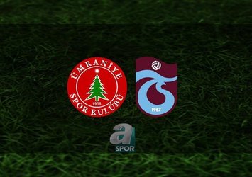 Trabzonspor Ümraniyespor'a konuk olacak!