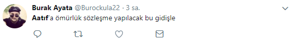 Aatıf attı sosyal medya yıkıldı!