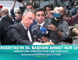 Beşiktaş'ın 34. başkanı Ahmet Nur Çebi