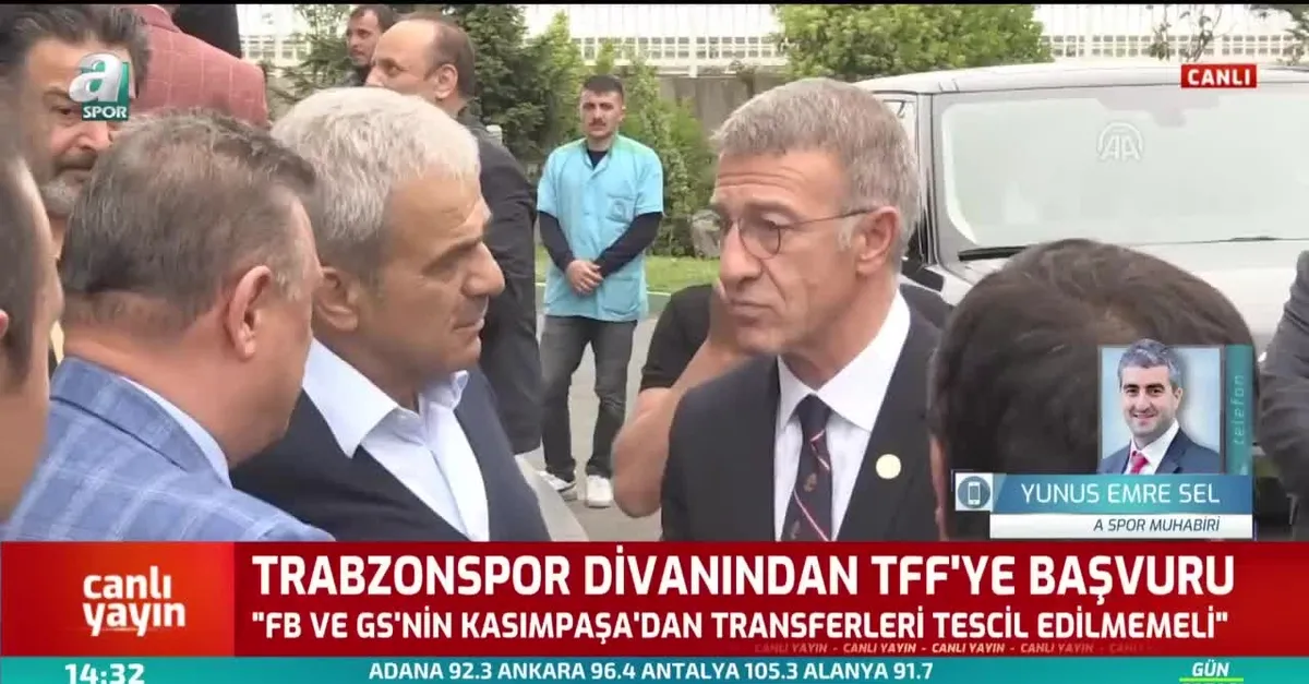 Trabzonspor'dan TFF'ye başvuru