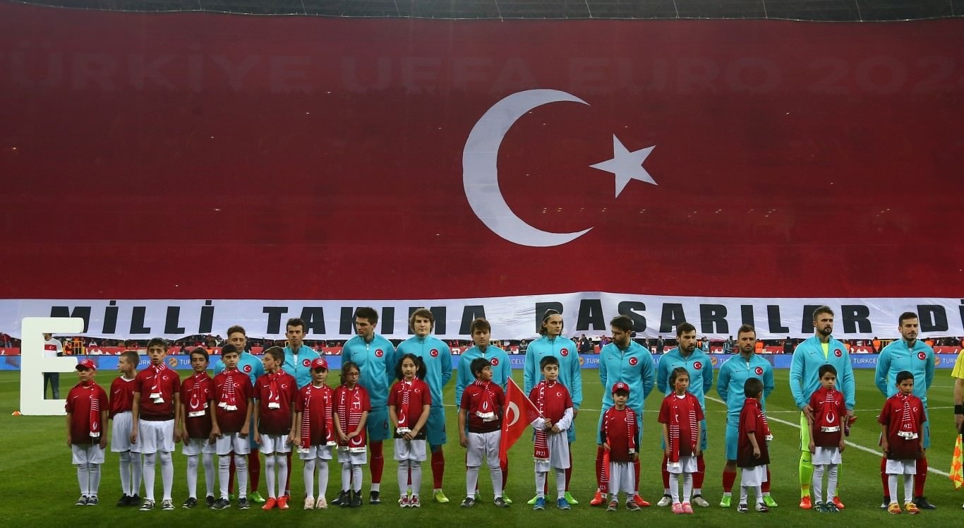 Türkiye - Moldova maçından kareler