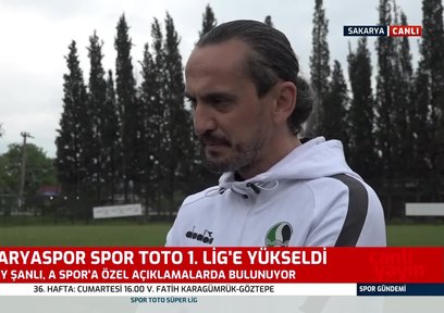 Tuncay Şanlı: Hedefimiz Süper Lig!