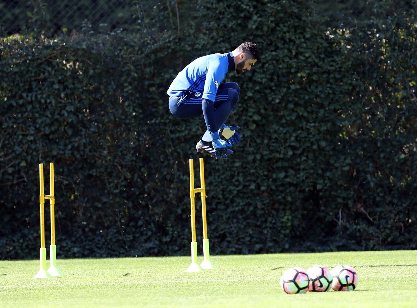 Fenerbahçe idmanında sürpriz görüntü