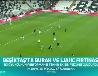 Beşiktaş'ta Burak ve Ljajic fırtınası