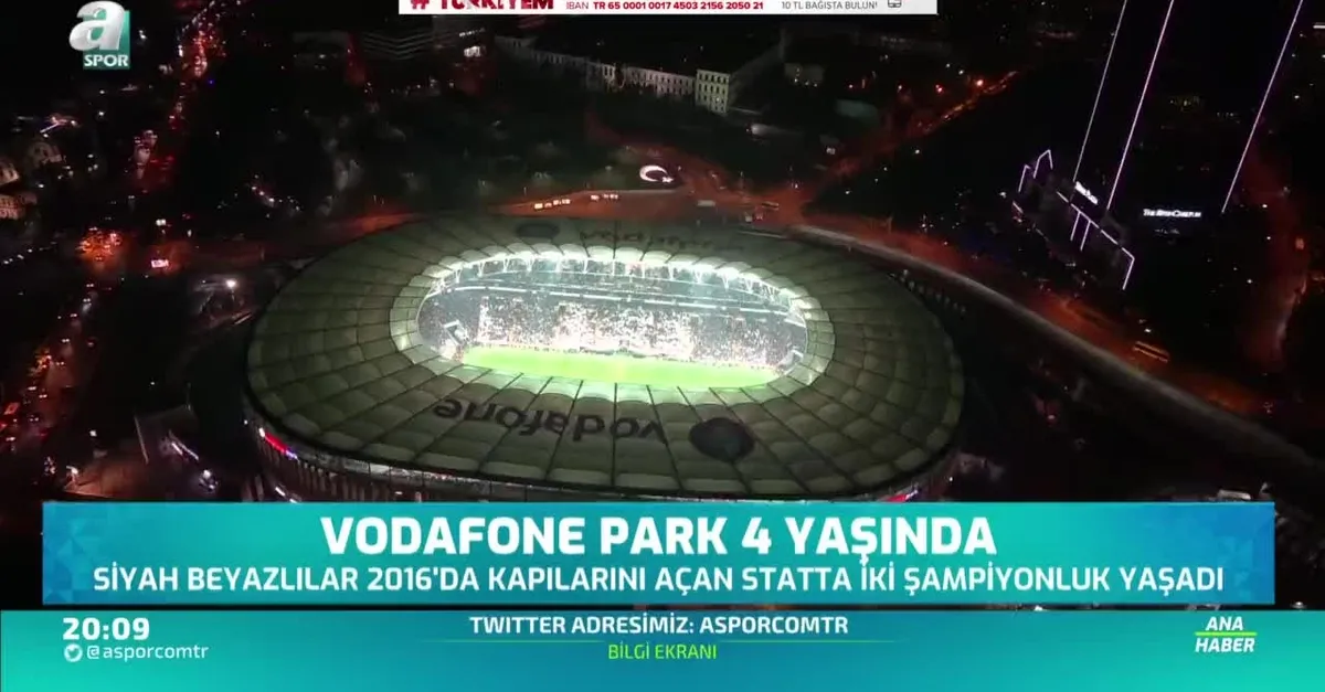 Vodafone Park 4 yaşında