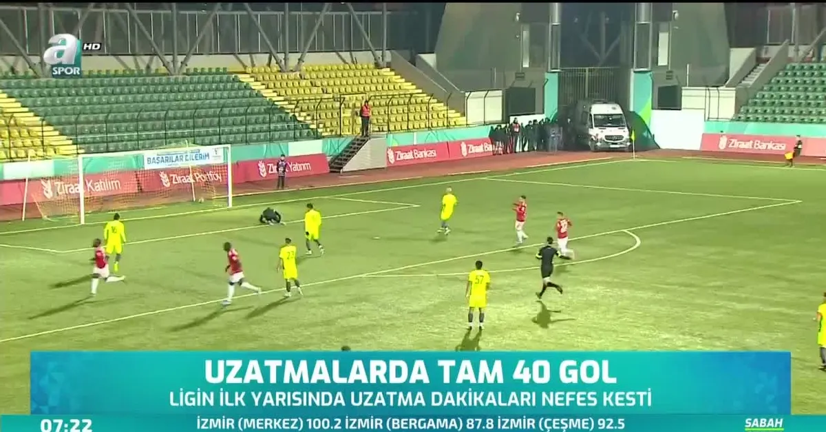 Süper Lig'de uzatmalarda tam 40 gol
