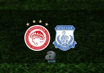 Olympiakos - Apollon maçı saat kaçta?