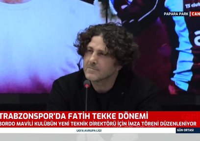 Trabzonspor'da Fatih Tekke: Sözleşme sürem...