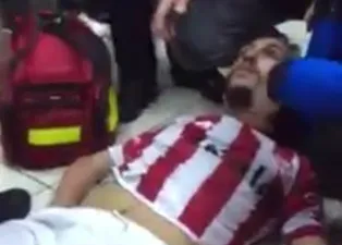 Futbolcuları hastanelik ettiler!