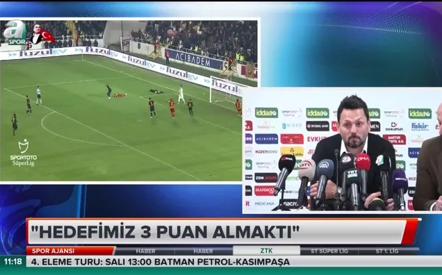 Erol Bulut: Hedefimiz 3 puan almaktı