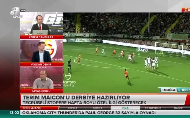 Fatih Terim, Maicon'u derbiye hazırlıyor