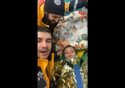 Kahramanmaraş depreminin 113. saattinde kurtarılan küçük Mesut'tan Arda Güler'e mesaj!