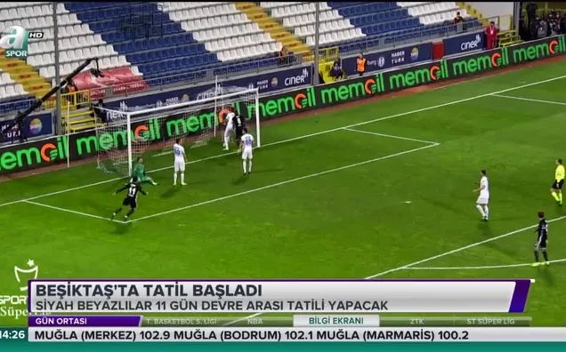 Beşiktaş'ta tatil başladı!