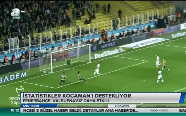 İstatistikler Kocaman'ı destekliyor