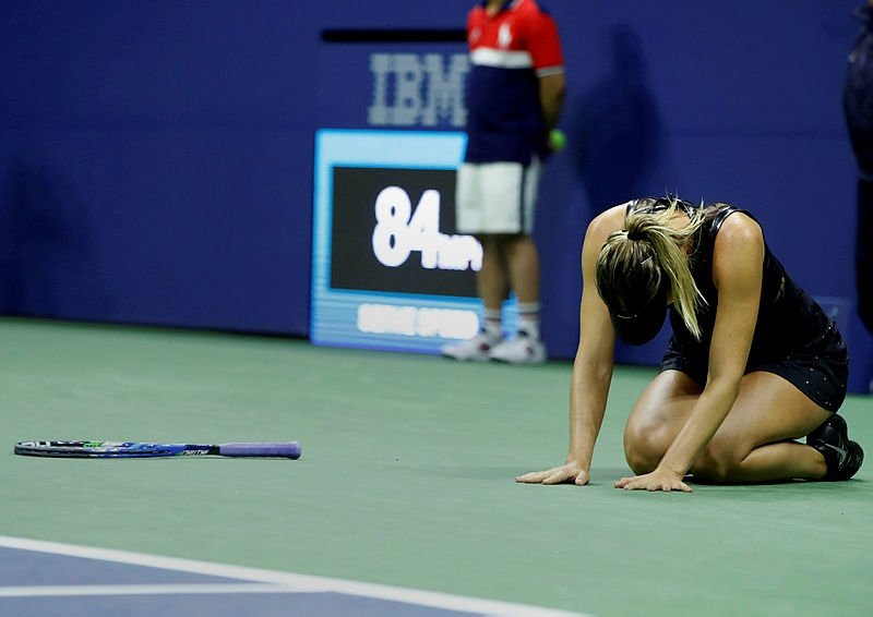 Sharapova’nın gözyaşları