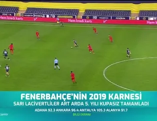 Fenerbahçe'nin 2019 karnesi
