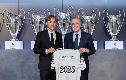 Luka Modric 1 sene daha Real Madrid’de!
