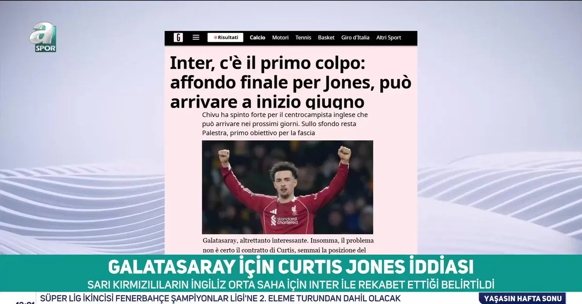 Galatasaray'dan Curtis Jones hamlesi!
