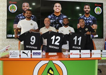 Alanyaspor'dan 3 transfer birden