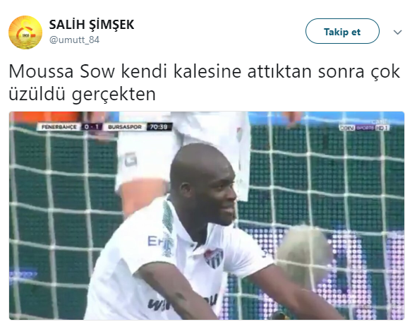 Moussa Sow kendi kalesine attı, sosyal medya yıkıldı!