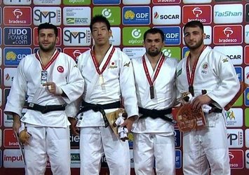 Milli judocu Vedat Albayrak'tan gümüş madalya