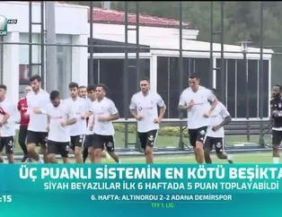 Beşiktaş'ta kötü gidişat sürüyor