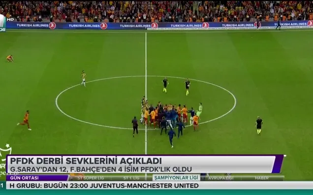 PFDK derbi sevklerini açıkladı
