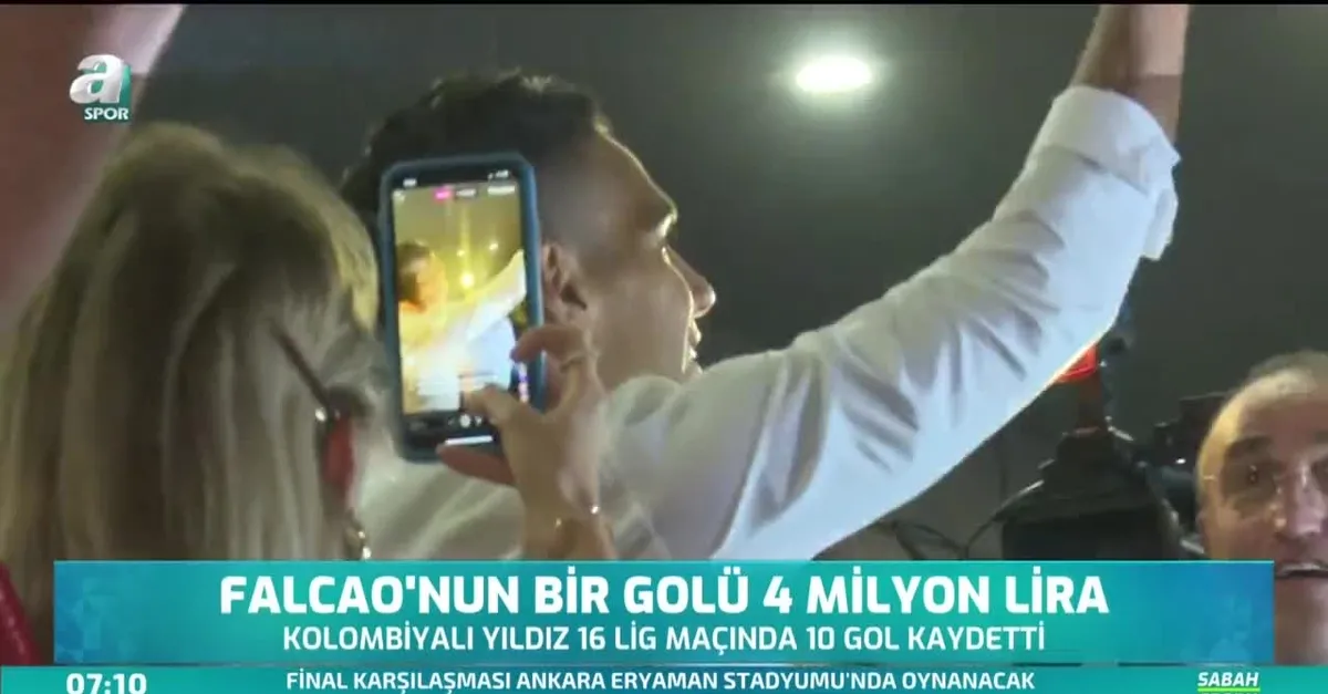 Falcao'nun bir golü 4 milyon TL