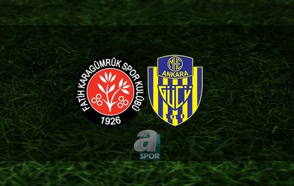 Fatih Karagümrük - Ankaragücü maçı ne zaman, saat kaçta ve hangi kanalda? | Süper Lig