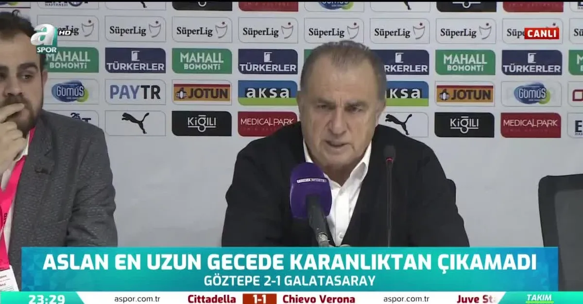 Fatih Terim: Hayal kırıklığı yaşıyorum
