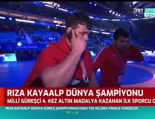 Başkan Erdoğan'dan Rıza Kayaalp'e tebrik