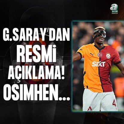 G.Saray’dan Osimhen açıklaması!