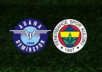 A. Demirspor F.Bahçe maçına dair tüm bilgiler!
