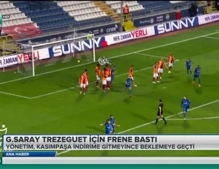 Galatasaray Trezeguet için frene bastı