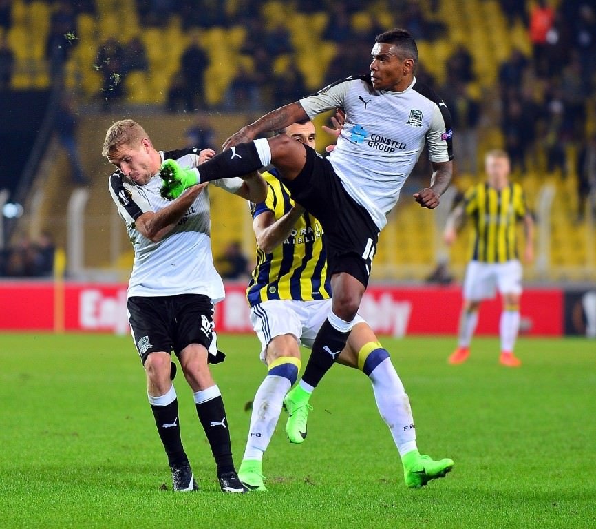 Fenerbahçe-Krasnodar karşılaşmasından kareler